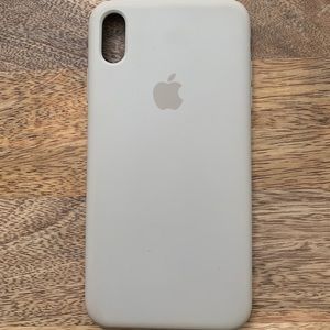 iPhone XS Max silicone phone case- color stone